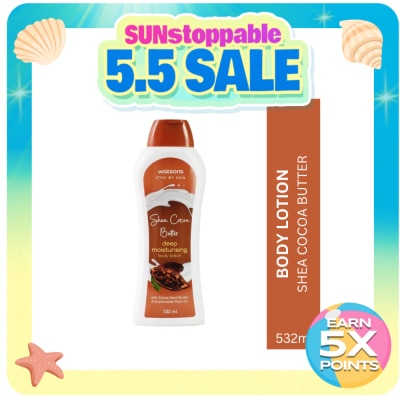 WATSONS - Watsons Shea Cocoa Butter Deep Moisturising Body Lotion 532Ml