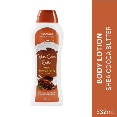 WATSONS Watsons Shea Cocoa Butter Deep Moisturising Body Lotion 532Ml
