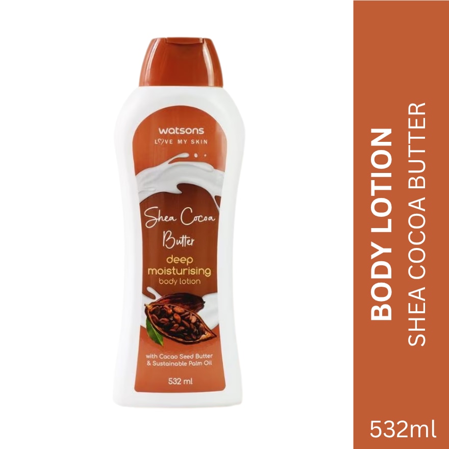 Watsons Shea Cocoa Butter Deep Moisturising Body Lotion 532Ml