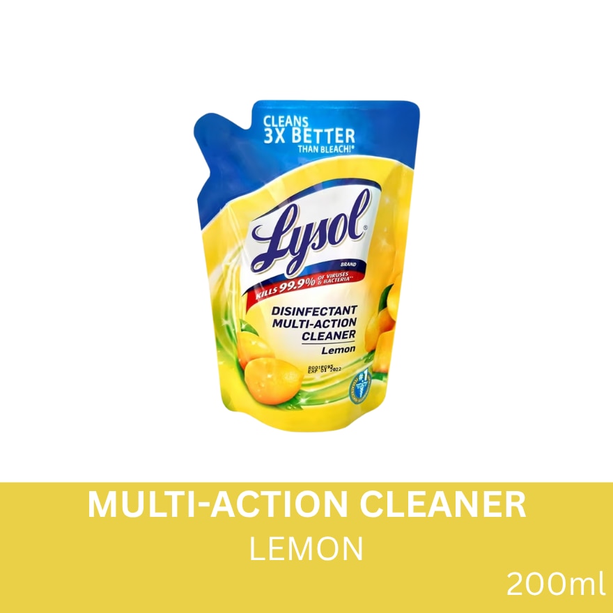 LYSOL Multi-Action Cleaner Lemon 200mL