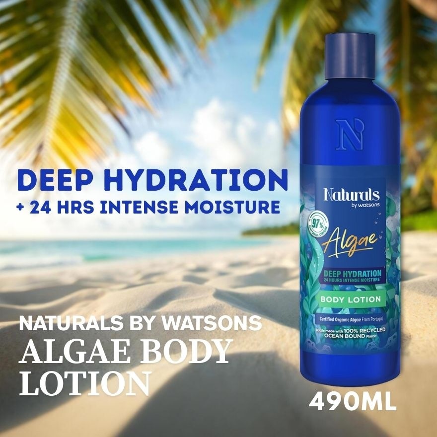 Watsons Naturals  Algae Body Lotion 490Ml