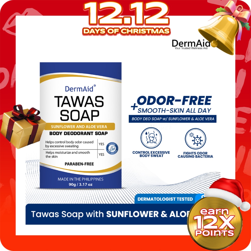 DERMAID Tawas Soap Sunflower And Aloe Vera 90g
