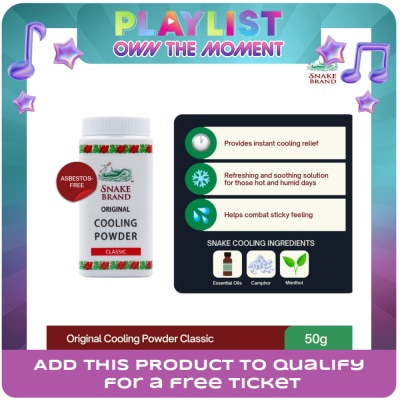 SNAKE BRAND - SNAKE BRAND Prickly Heat Original Cooling Powder Classic 50g