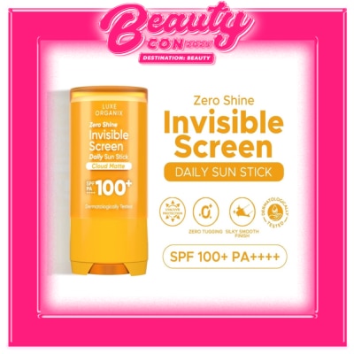 LUXE ORGANIX LUXE ORGANIX Zero Shine Invisible Screen Daily Sun Stick SPF 100 17g