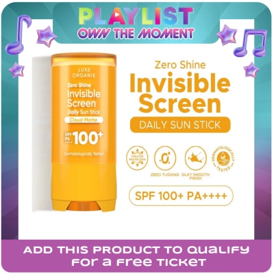 LUXE ORGANIX - LUXE ORGANIX Zero Shine Invisible Screen Daily Sun Stick SPF 100 17g