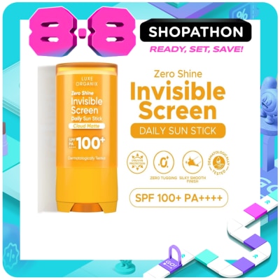 LUXE ORGANIX - LUXE ORGANIX Zero Shine Invisible Screen Daily Sun Stick SPF 100 17g image