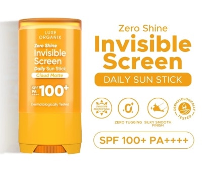 LUXE ORGANIX LUXE ORGANIX Zero Shine Invisible Screen Daily Sun Stick SPF 100 17g