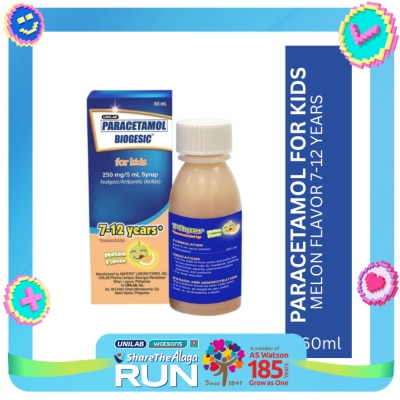 BIOGESIC BIOGESIC MLN 250mg Syrup 1 Bottle 60ml