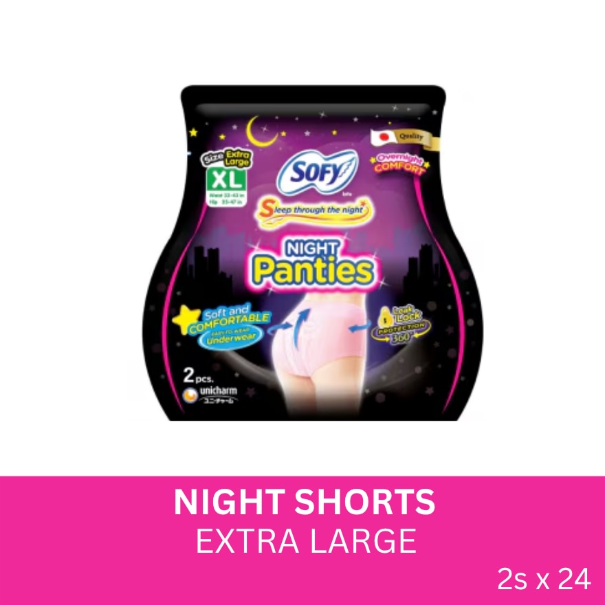 SOFY Night Shorts XL 2s x24