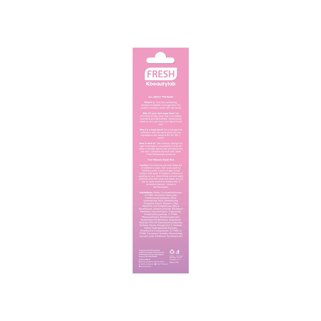 FRESH Kbeautylab Skin Mattifying Tint Vanilla Cream 30ml
