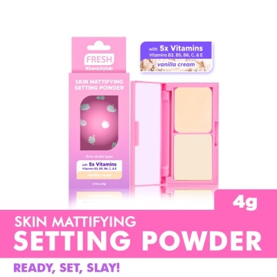 FRESH FRESH Kbeautylab Skin Mattifying Setting Powder Vanilla Cream 4g