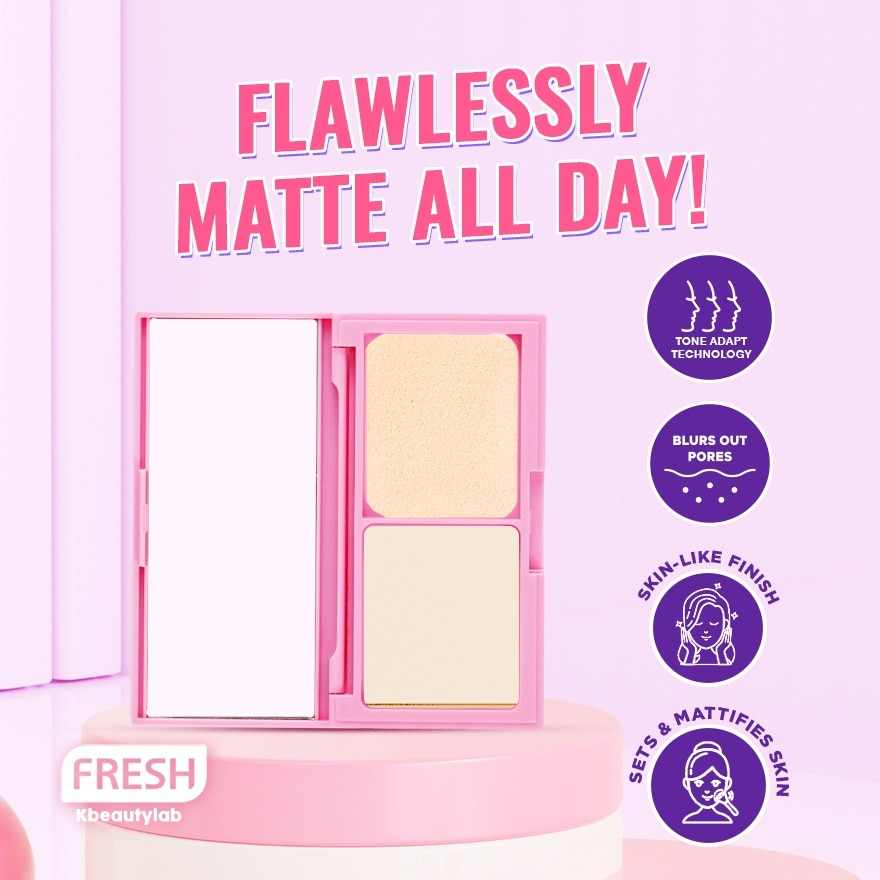 FRESH Kbeautylab Skin Mattifying Setting Powder Vanilla Cream 4g