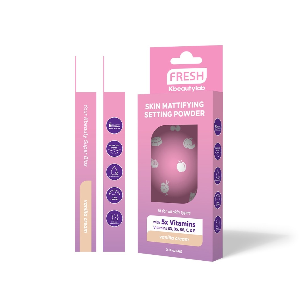 FRESH Kbeautylab Skin Mattifying Setting Powder Vanilla Cream 4g