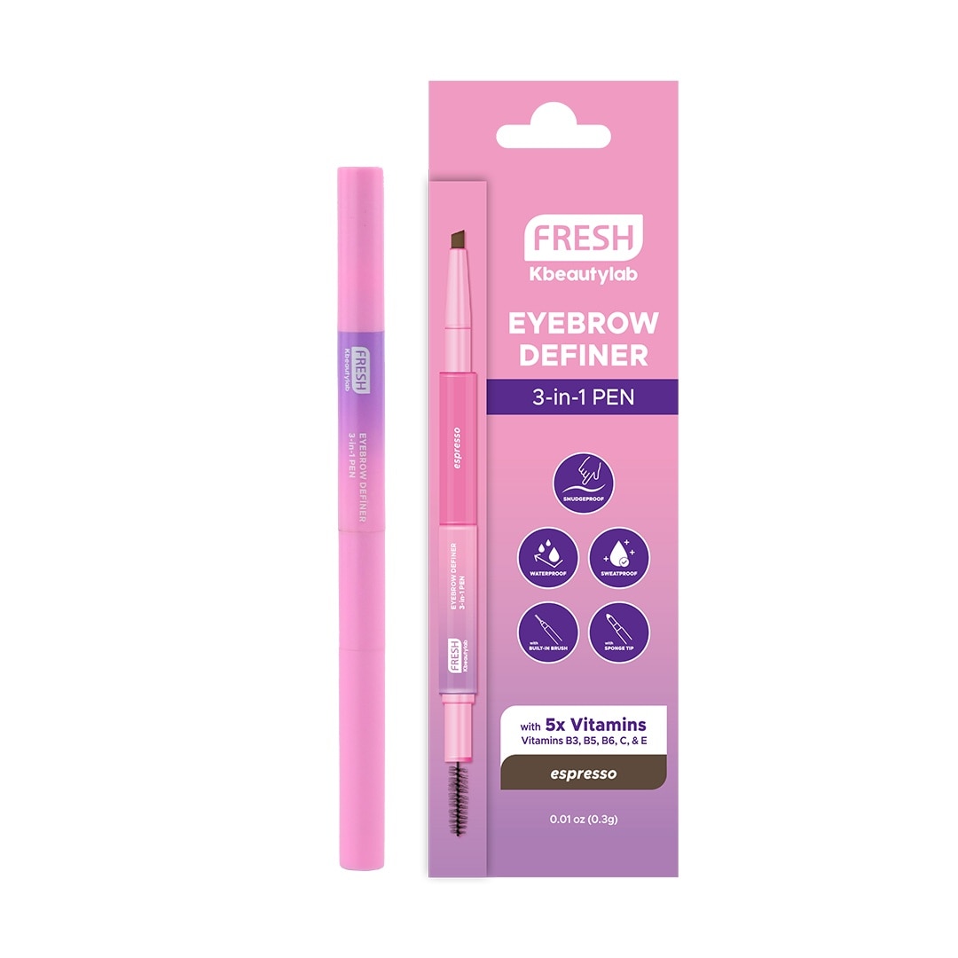 FRESH  Kbeautylab Eyebrow Definer 3 In 1 Pen Espresso 0.3g