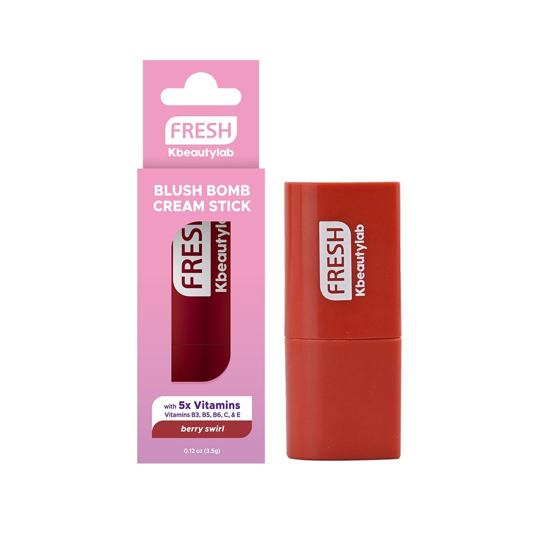 FRESH Kbeautylab Blush Bomb Creme Stick Berry Swirl 3.5g