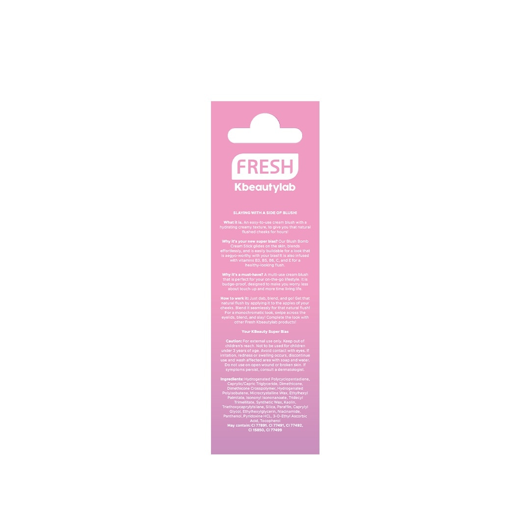 FRESH Kbeautylab Blush Bomb Creme Stick Berry Swirl 3.5g