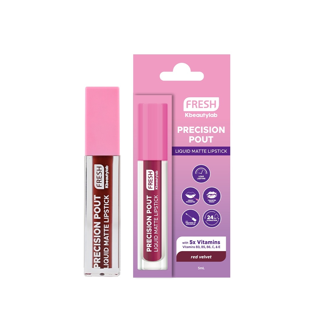 FRESH Kbeautylab Precision Pout Liquid Matte Lip Red Velvet 5ml