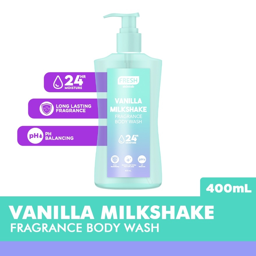 FRESH Skinlab Vanilla Milkshake Fragrance Body Wash 400ml