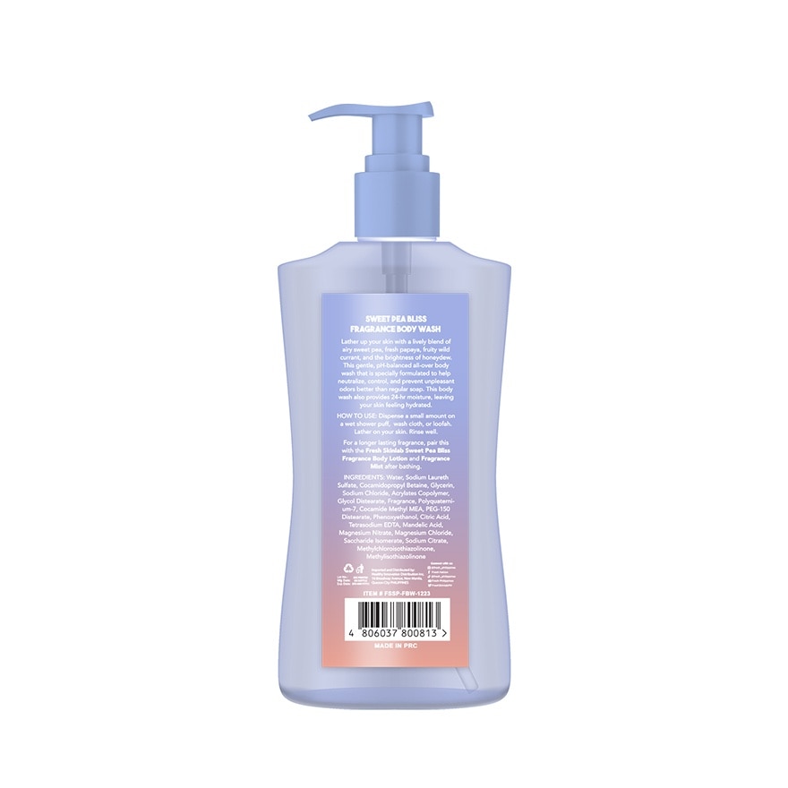 FRESH Skinlab Sweet Pea Bliss Fragrance Body Wash 400ml