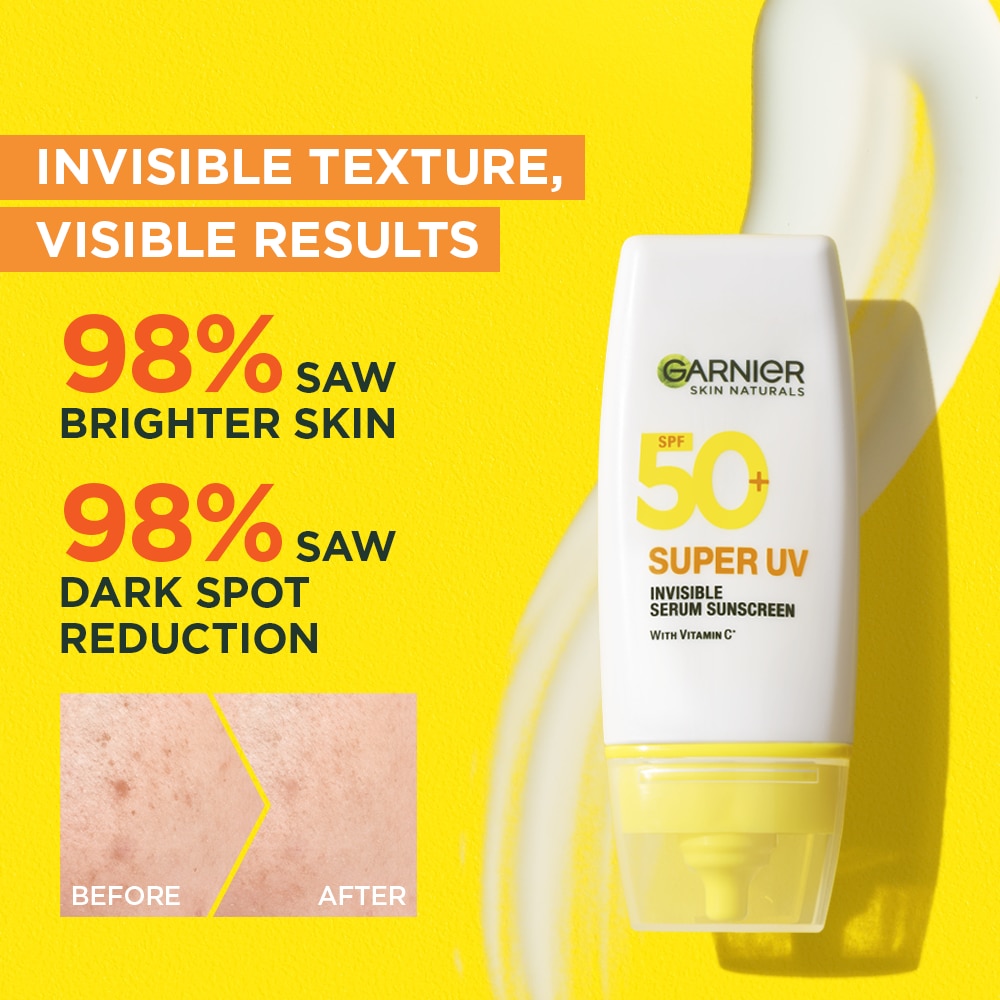 GARNIER Bright Complete UV Serum Sunscreen SPF 50 30ml image