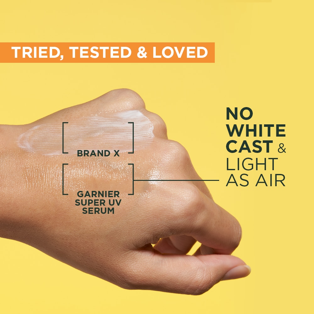 GARNIER Bright Complete UV Serum Sunscreen SPF 50 30ml image