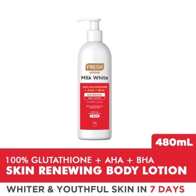 FRESH FRESH Skinlab Milk White AHA BHA Skin Renewing Body Lotion 480ml