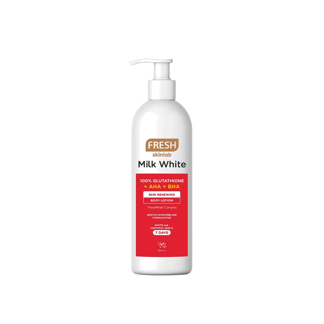FRESH Skinlab Milk White AHA BHA Skin Renewing Body Lotion 480ml