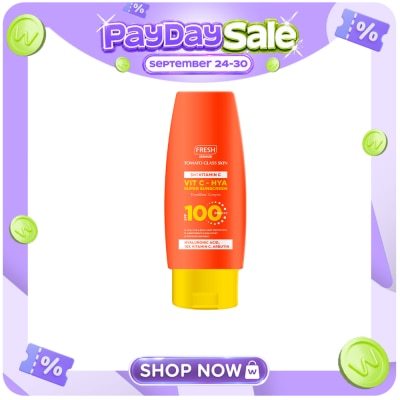 FRESH FRESH Skinlab Tomato Glass Skin Vit C Hya Super Sunscreen SPF 100 100ml image