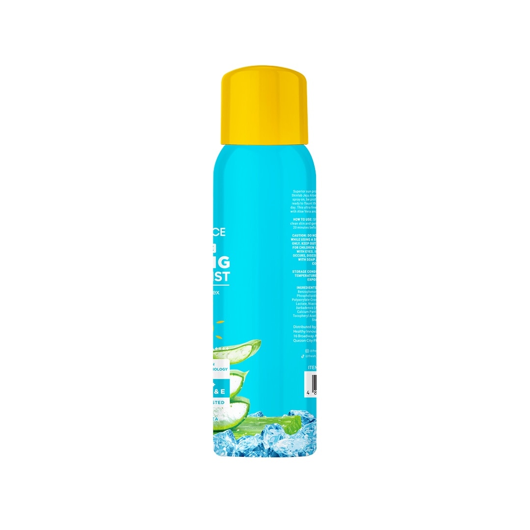 FRESH Skinlab Jeju Aloe Ice 3 in 1 Niacinamide Cooling UV Sun Mist SPF 50 100ml