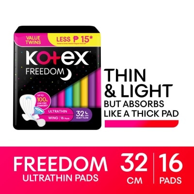 KOTEX KOTEX Freedom 32cm Value Pack