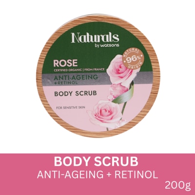 NATURALS WS WATSONS NATURALS Prestige Rose Body Scrub 200g