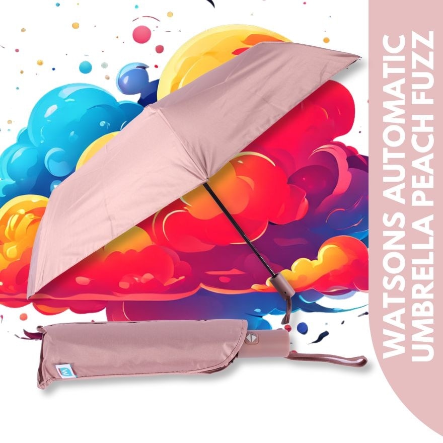 WATSONS Automatic Umbrella Peach Fuzz