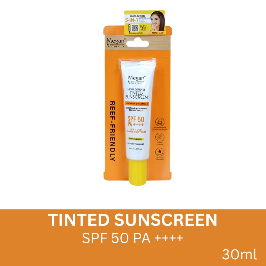 MEGAN Eco Beauty High Defense Tinted Sunscreen SPF 50 ++++