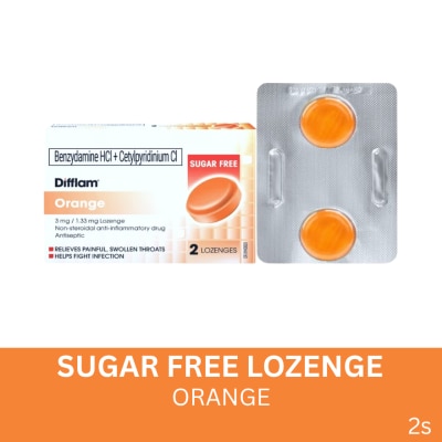 DIFFLAM Difflam Orange Lozenge 2s