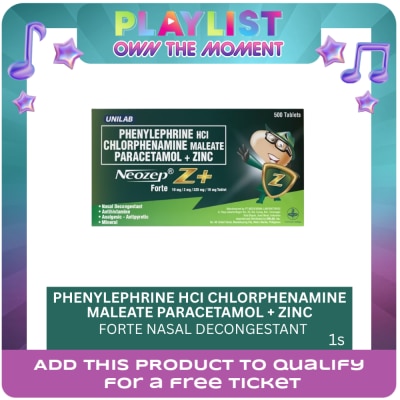 NEOZEP Z PLUS - NEOZEP Z+ TAB Sold Per Piece