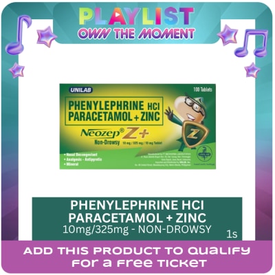 NEOZEP Z PLUS - NEOZEP Z+ NON-DROWSY TAB Sold Per Piece