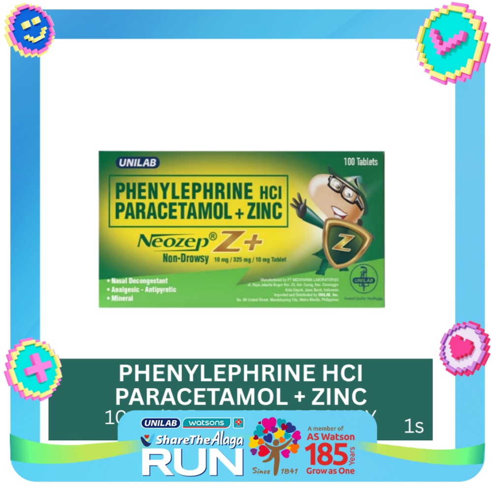 NEOZEP Z+ NON-DROWSY TAB Sold Per Piece