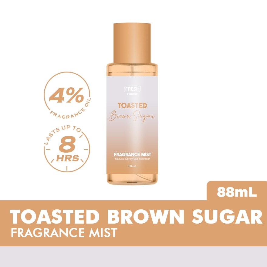 Fresh Scentlab Toasted Brown Sugar Fragrqance Mist 88ml