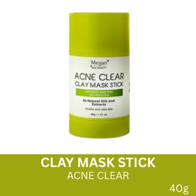 MEGAN MEGAN Eco Beauty Acne Clear Clay Mask Stick 40g