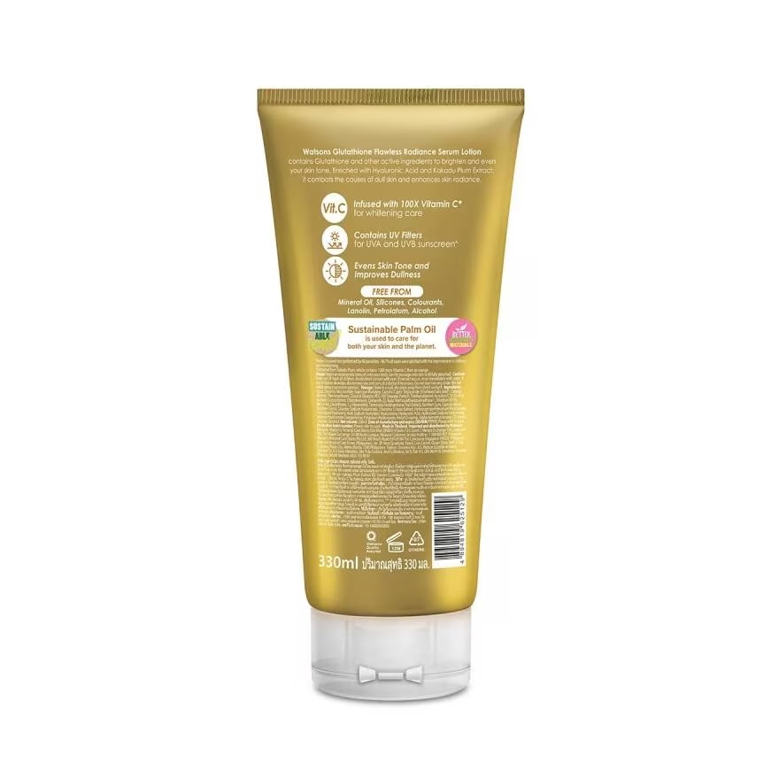 WATSONS Glutathione Flawless Radiance Serum Lotion 330ml
