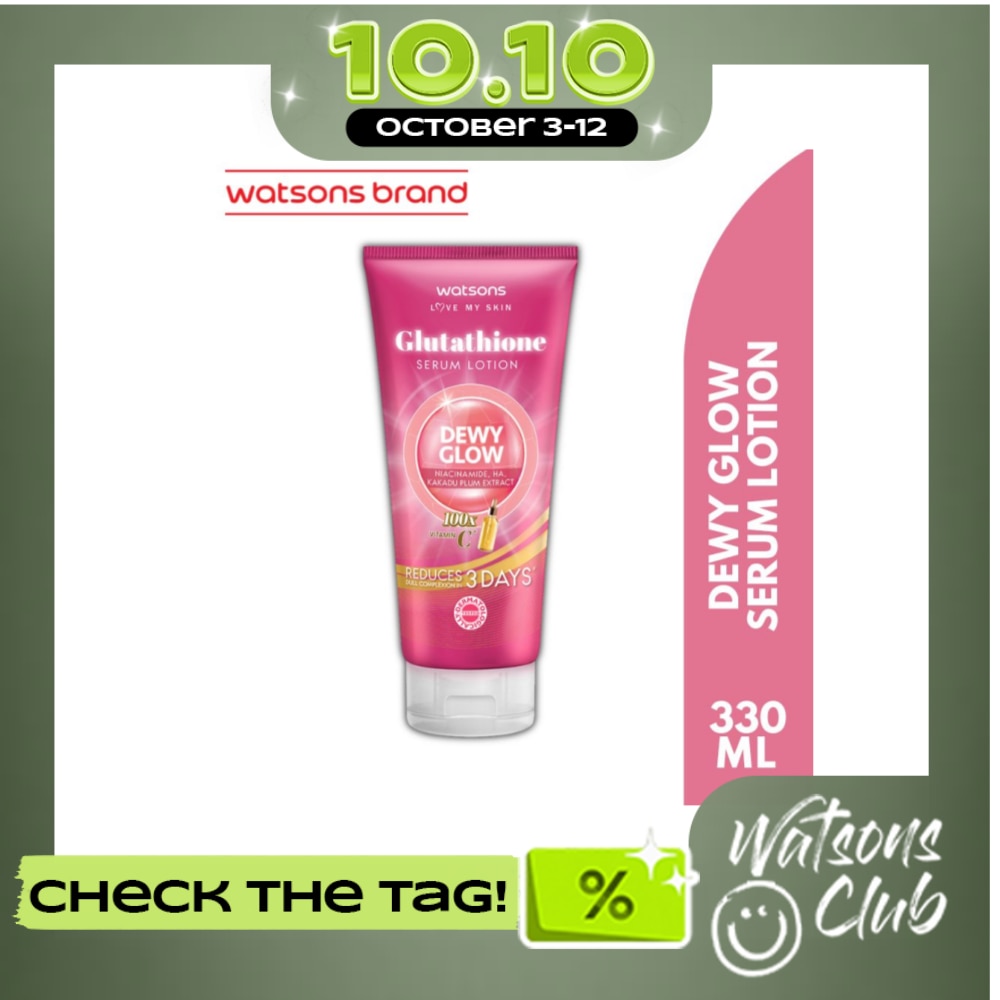 WATSONS Glutathione Dewy Glow Serum Lotion 330ml image