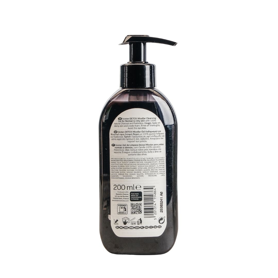 BIOTEN Cleansing Gel Detox Charcoal 200ml