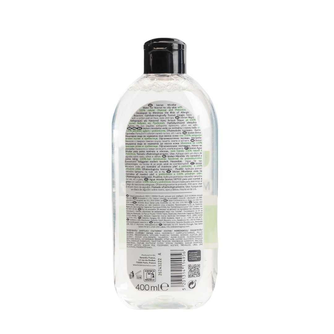 BIOTEN Micellar Water Detox Charcoal 400ml