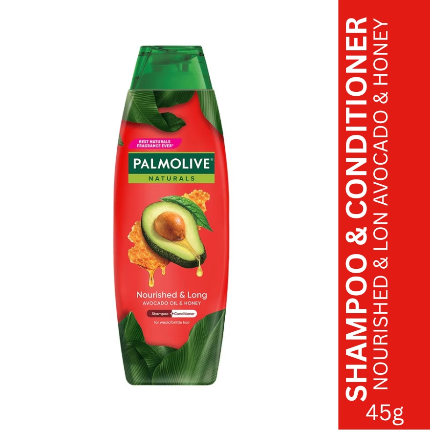 Palmolive Naturals Nourished & Long Shampoo Avocado Oil and Honey 180ml