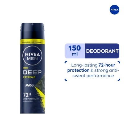 NIVEA Nivea Men Deep Extreme Deo Spray 150Ml