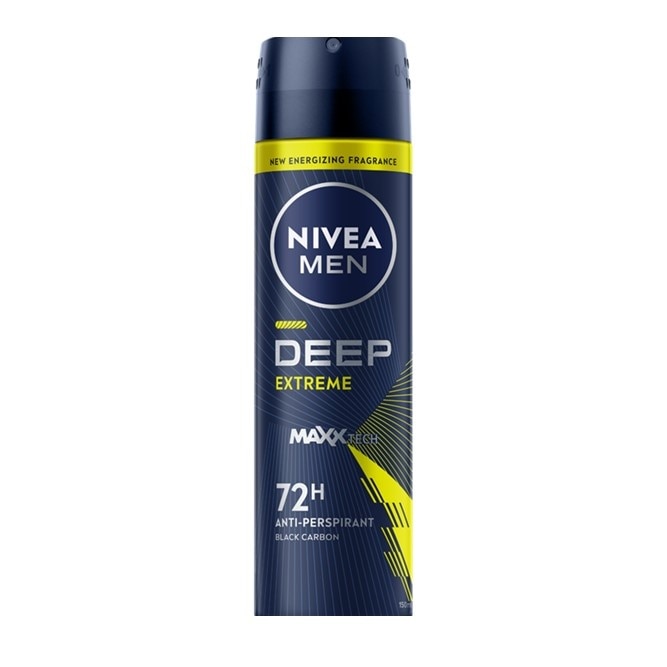 NIVEA, Nivea Men Deep Extreme Deo Spray 150Ml Watsons Philippines