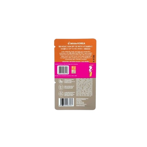 IWHITE KOREA GRAND SALE 2024 BUY 2 TAKE 2 BB HOLIC VITAMIN C SKIN TINT BEIGE 4ML