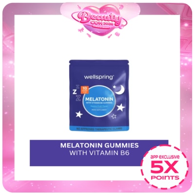 WELLSPRING - WELLSPRING Melatonin with Vitamin B6 Gummies 10s