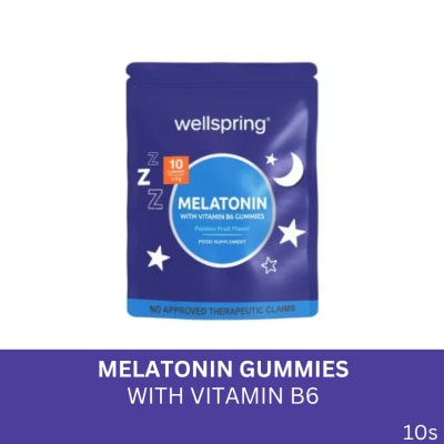 WELLSPRING WELLSPRING Melatonin with Vitamin B6 Gummies 10s