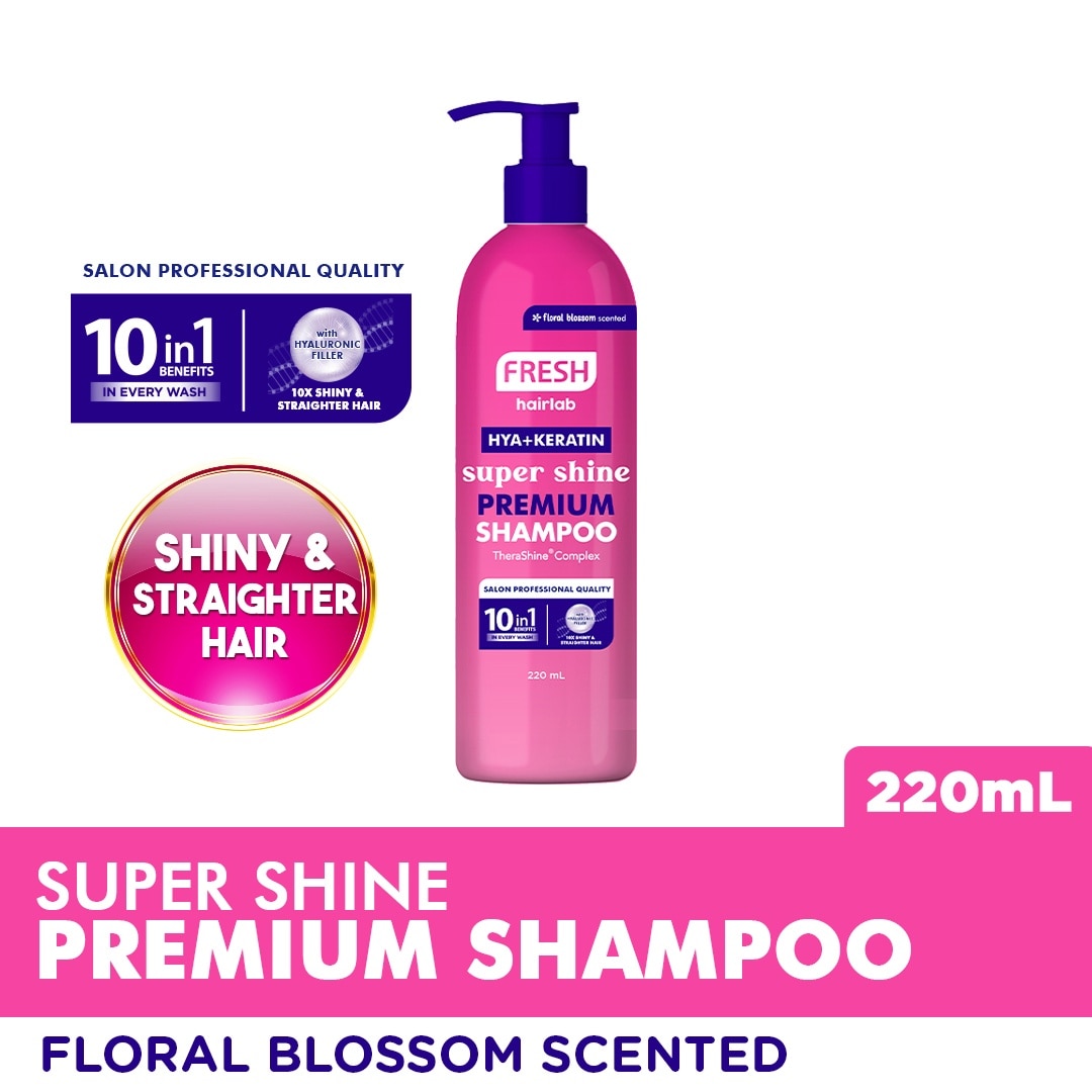 FRESH Hairlab Hya Keratin Super Shine Premium Shampoo 220ml